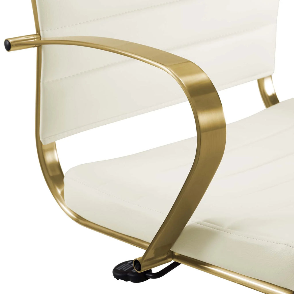 Gold Stainless Steel Office Chair Y223601
