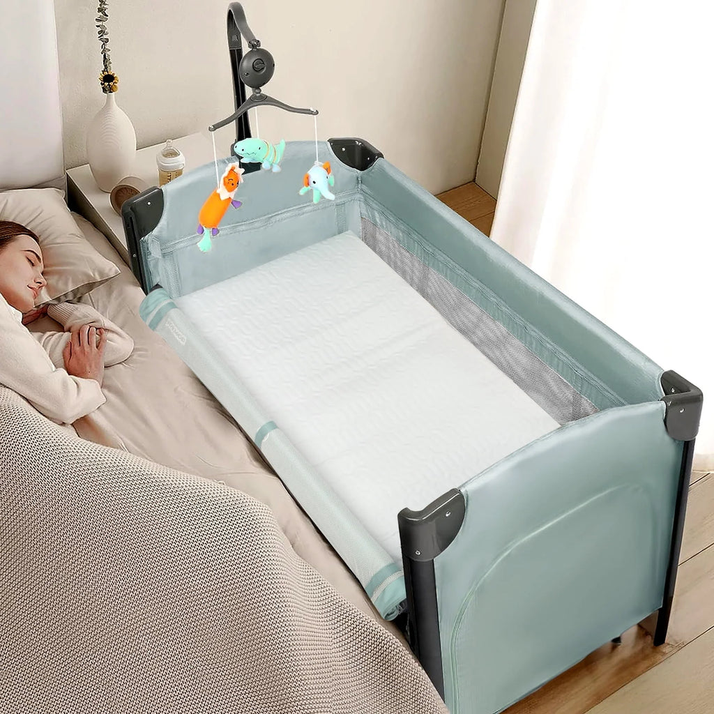 Folding Bedside Bassinet Co-Sleeper Z3414