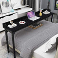 71 Inches Mobile Overbed Laptop Desk with Wheels U399