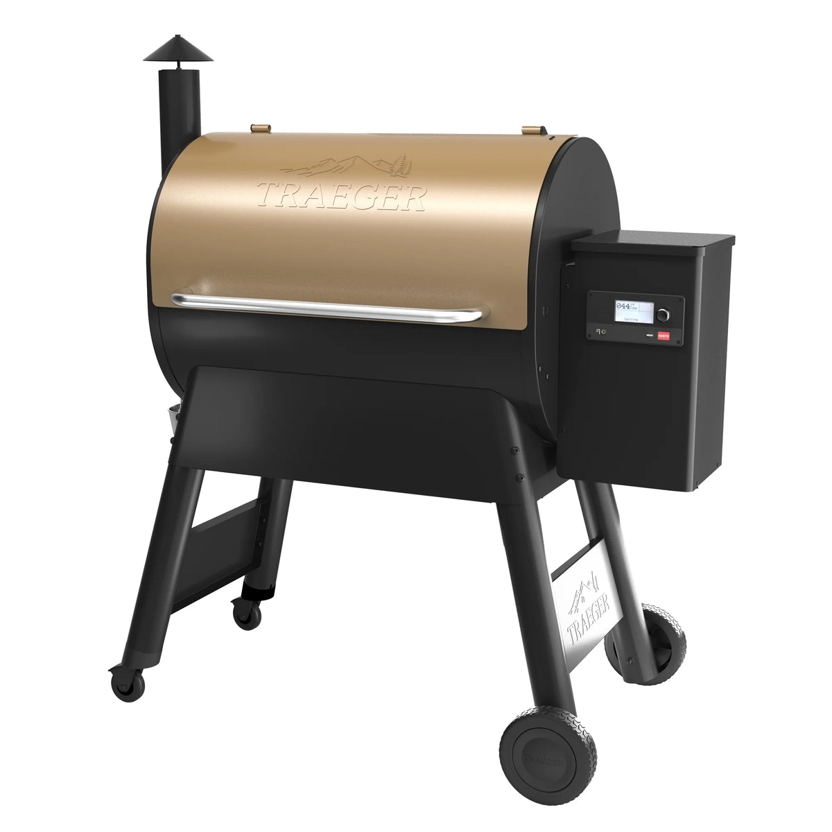 Black Wood Pellet Grill and Smoker O914257