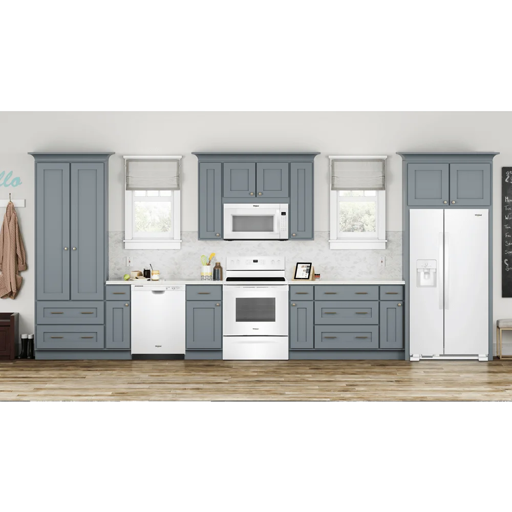 25 cu ft. Side-by-Side Refrigerator in Black H557