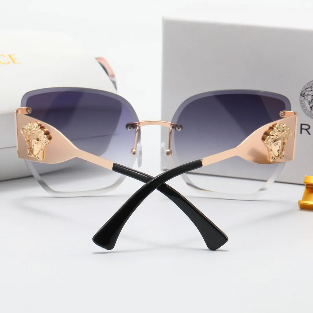 Simple Frameless Gradient Polarized Sunglasses Q6230