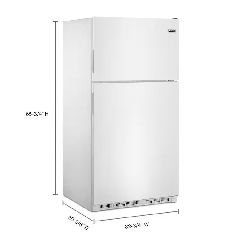 21 cu. ft. Top Freezer Refrigerator in White Q471708