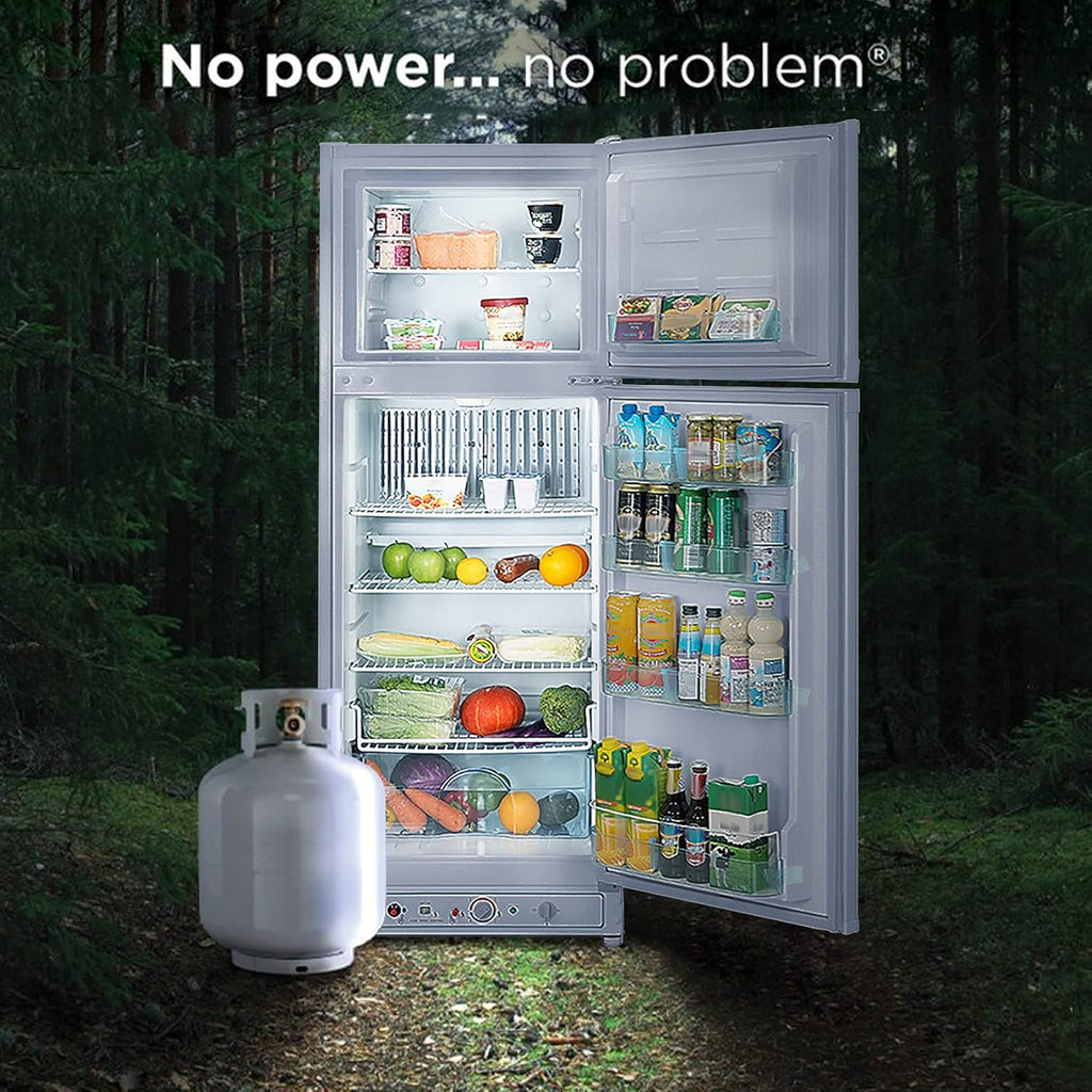 6.1 Cu.ft White Propane Refrigerator with Freezer E4667