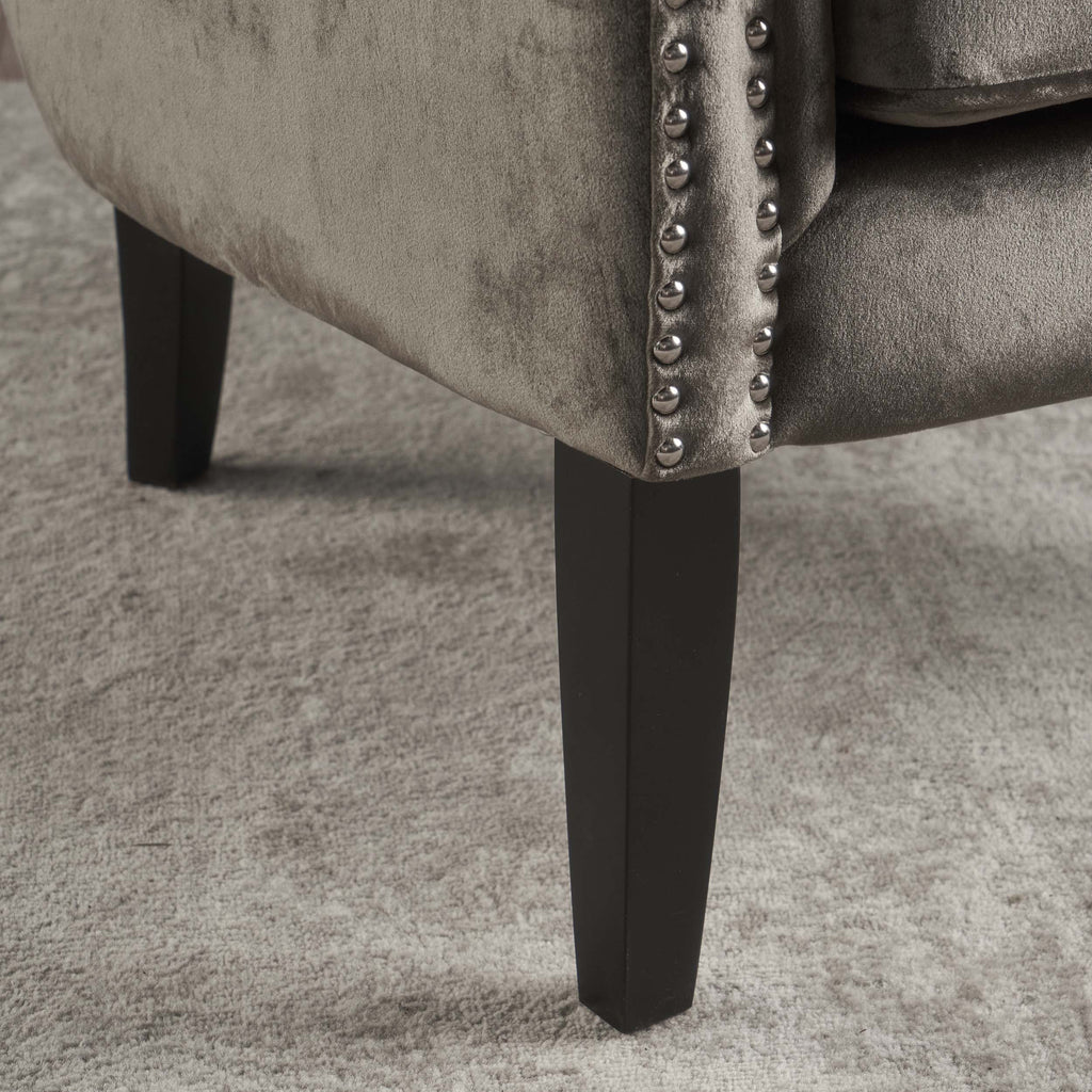 Gray Fabric Club Chair B709266