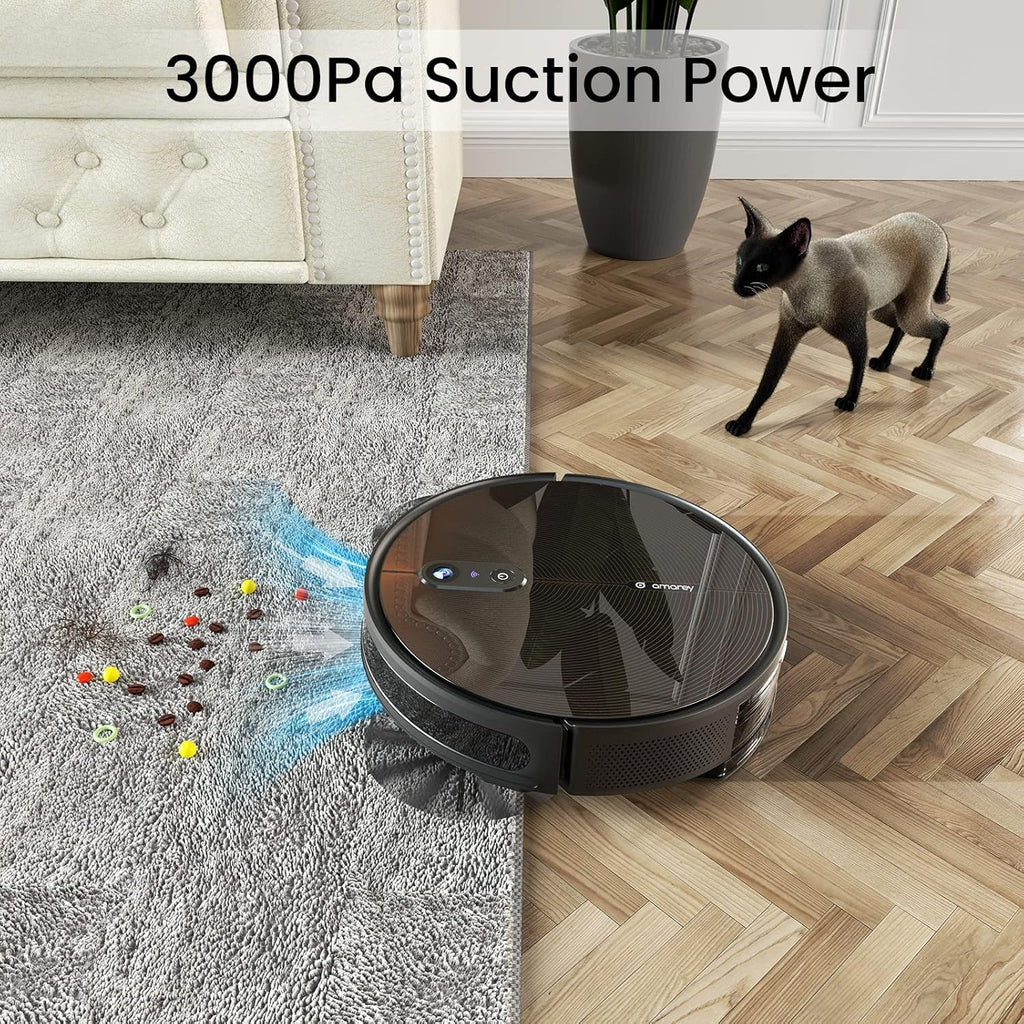Robot Vacuum and Mop Combo with 3000Pa Suction Q83392