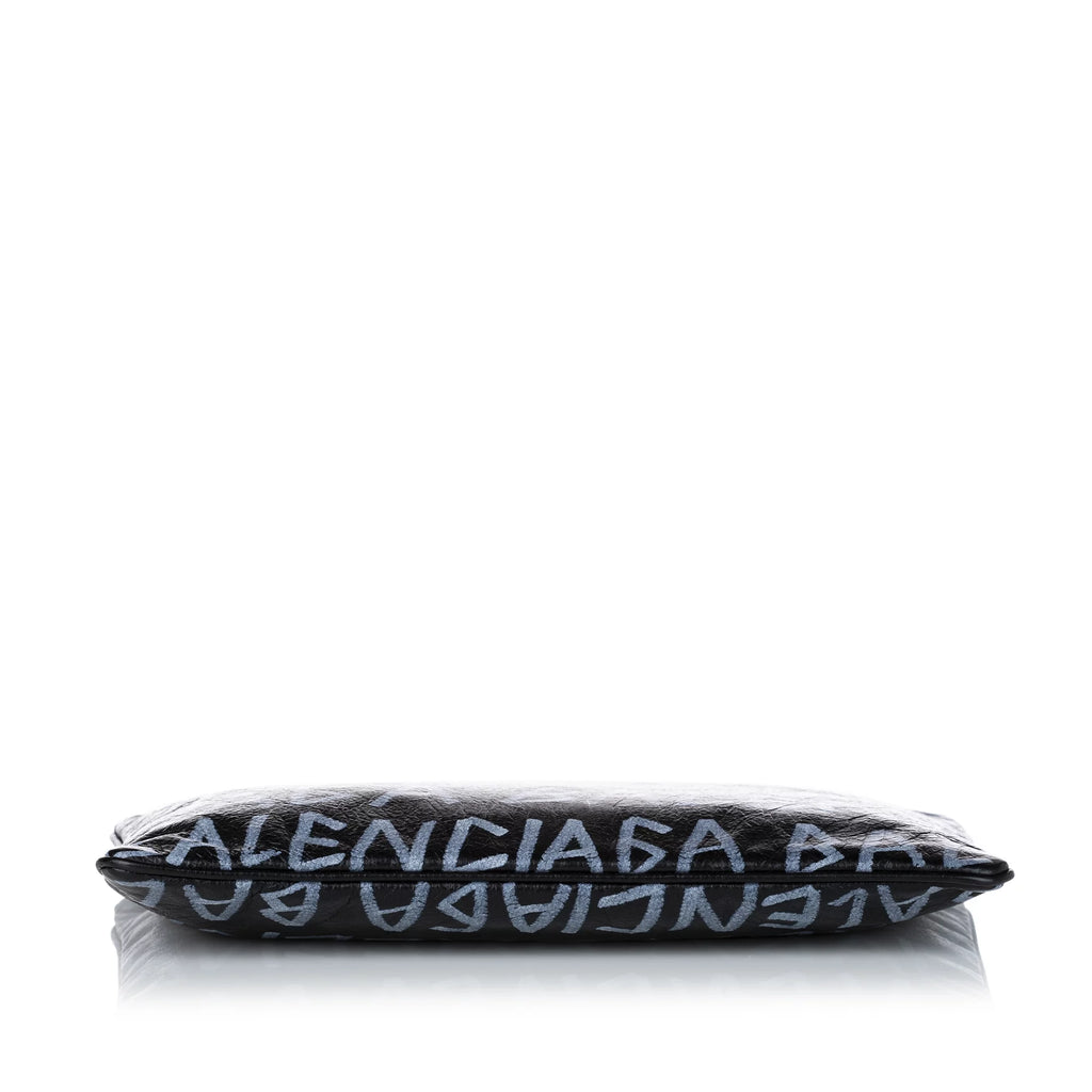 Black Calf Leather Clutch Bag W500928
