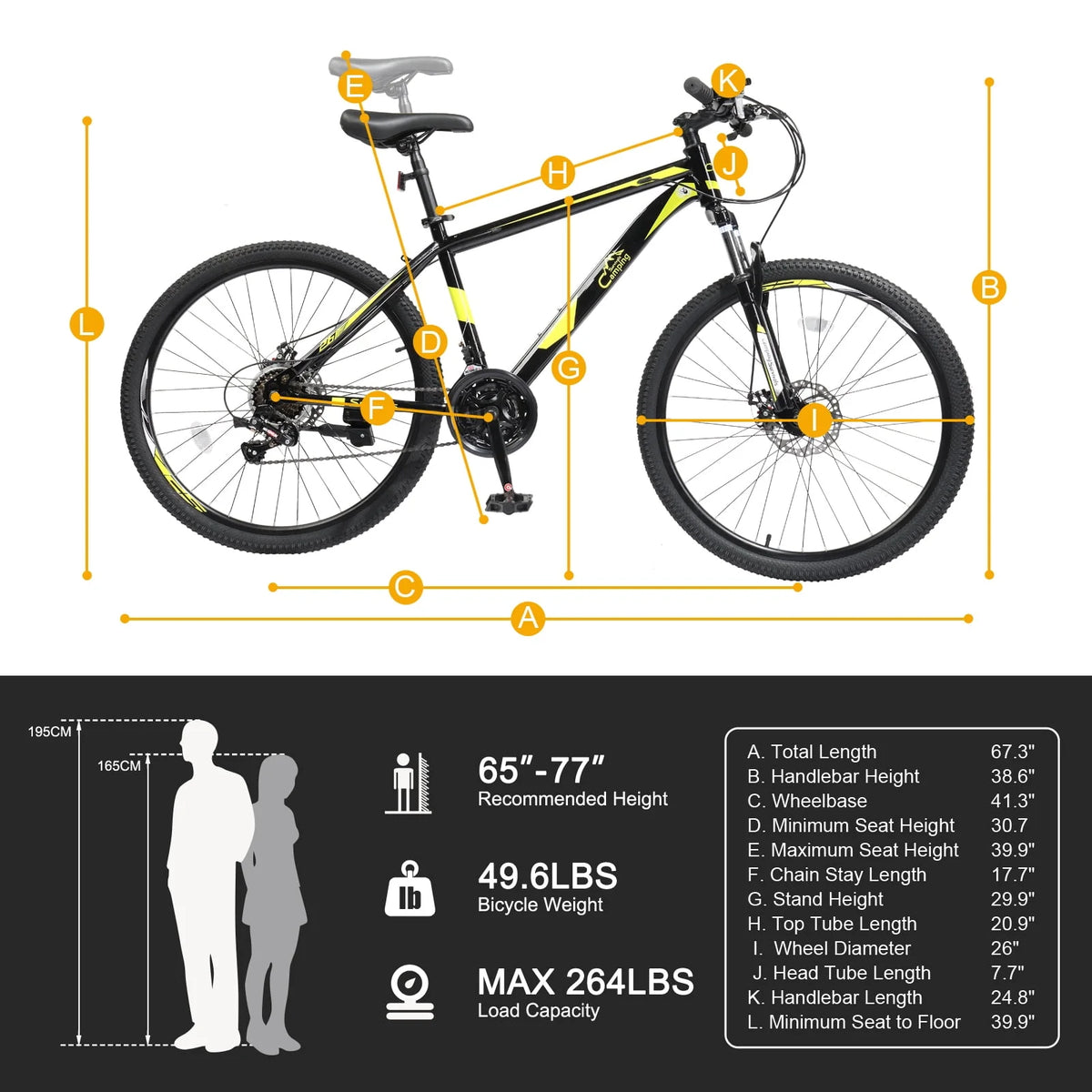 21-Speed 26 inch Mountain Bike K14005