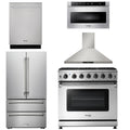 36 Gas Range, Range Hood, Microwave, Refrigerator, Dishwasher D24647