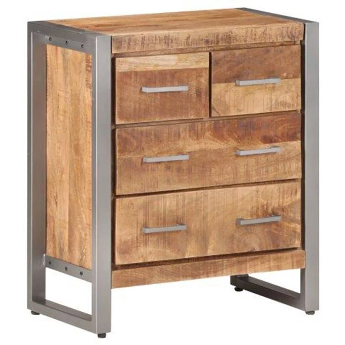 Rough Mango Wood Storage Cabinet K703597
