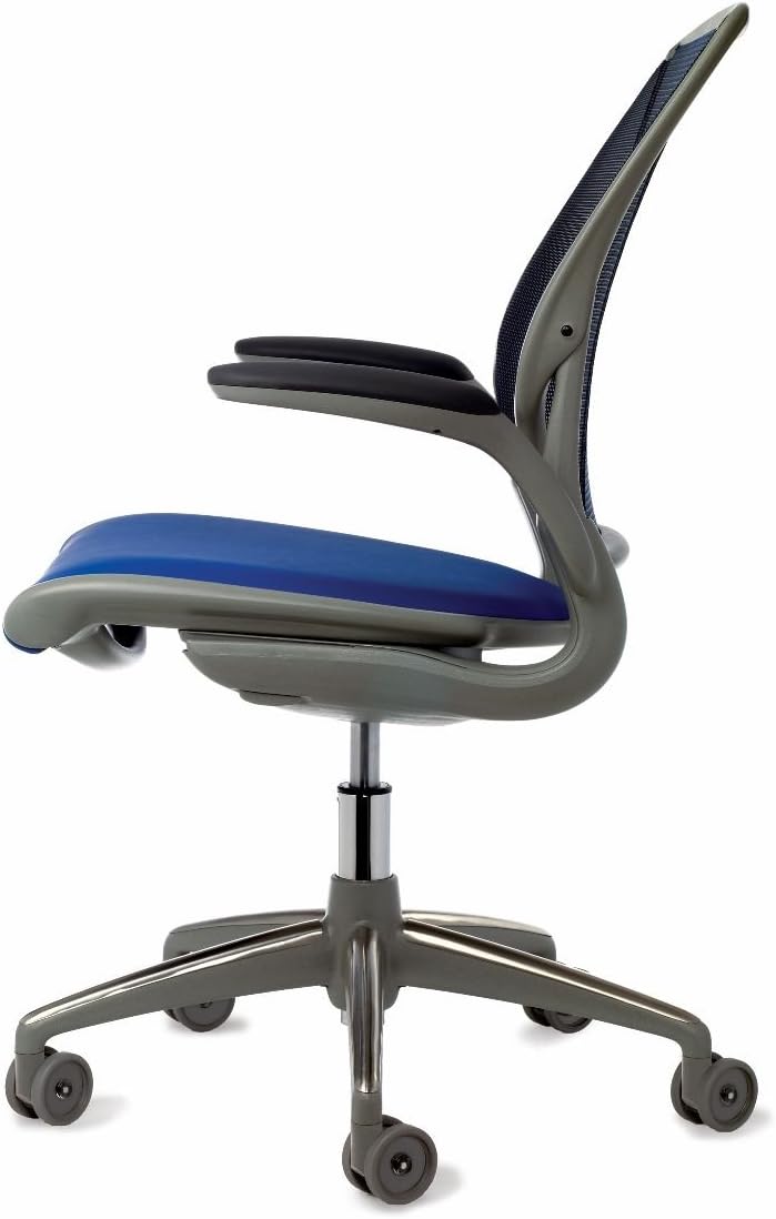Black Task Chair with Adjustable Arms V564