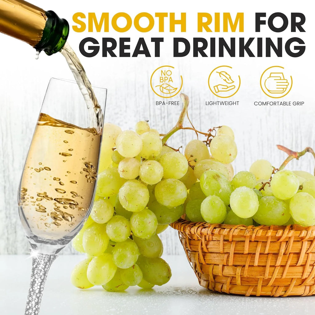 Champagne Flutes Set Of 6 K432