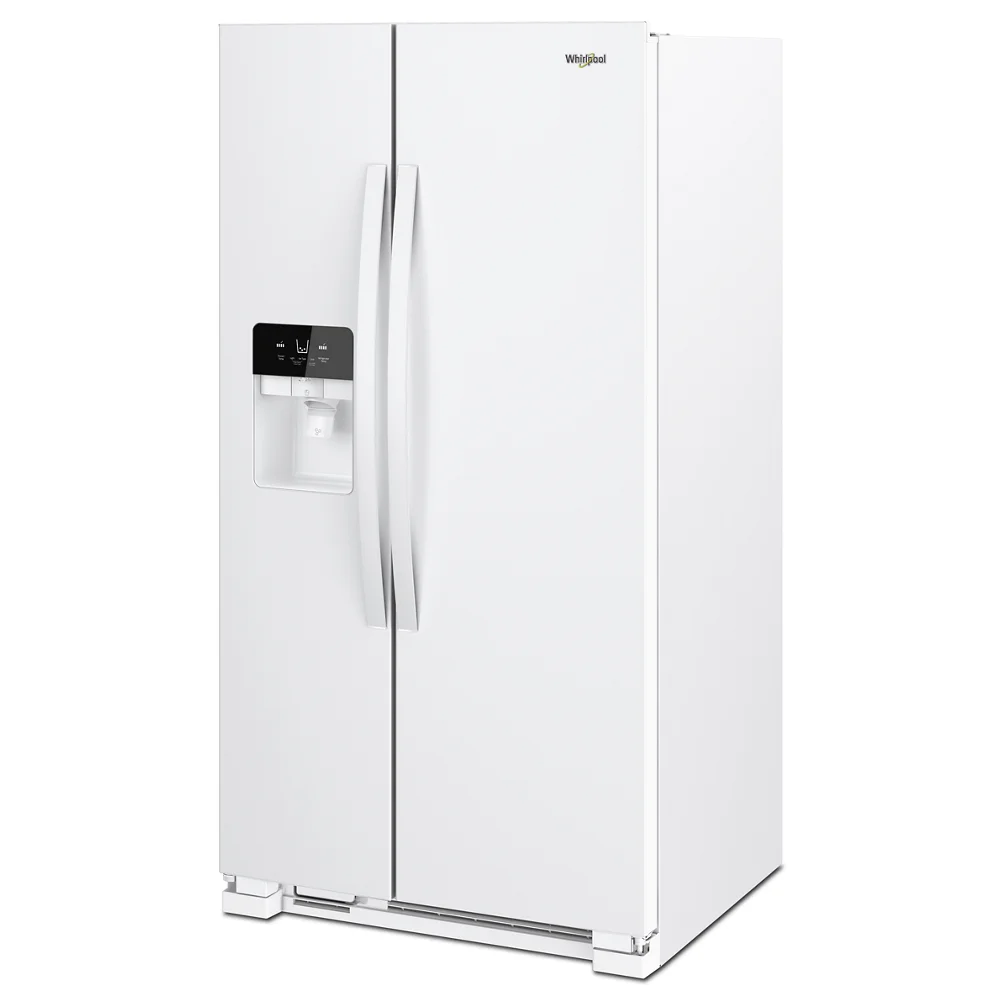 25 cu ft. Side-by-Side Refrigerator in Black H557