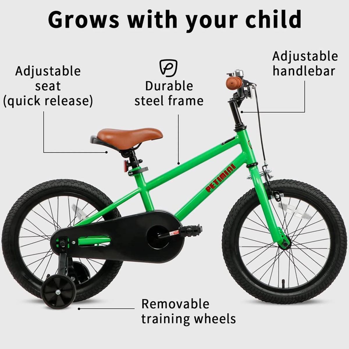 16 Inch Kids Bike with Training Wheels V35457