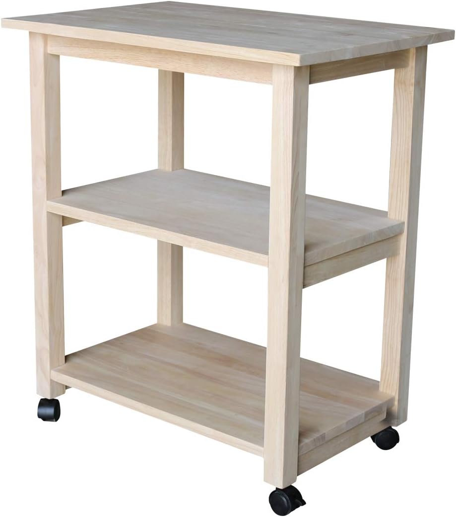 Unfinished Microwave Cart K300