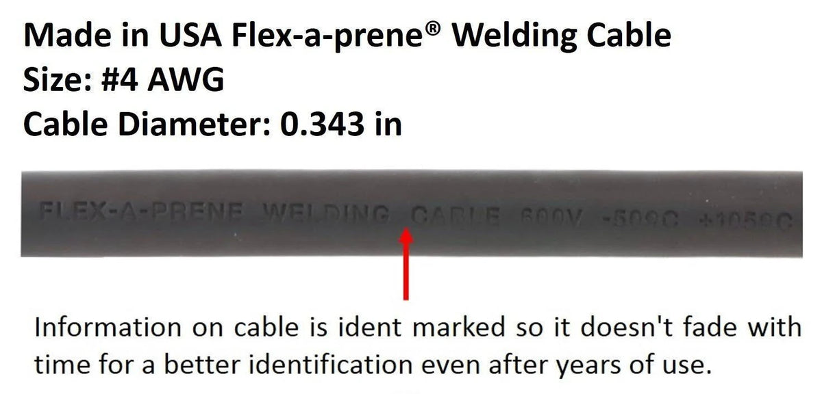 150 Amp Welding Leads Assembly Set #4 AWG Cable F880568