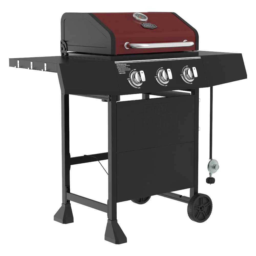 3 Burner Propane Gas Grill in Black J8685