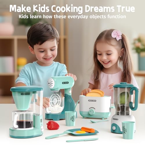 Kids Play Kitchen Accessories Toys Set with Light & Sound P595234