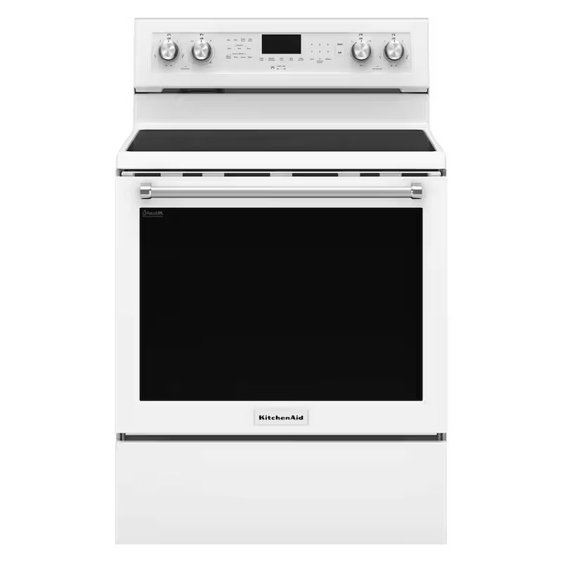6.4 cu. ft. White Electric Range with Convection Oven J494301