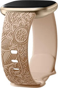 Floral Pattern Soft Replacement Wristbands Strap N67564
