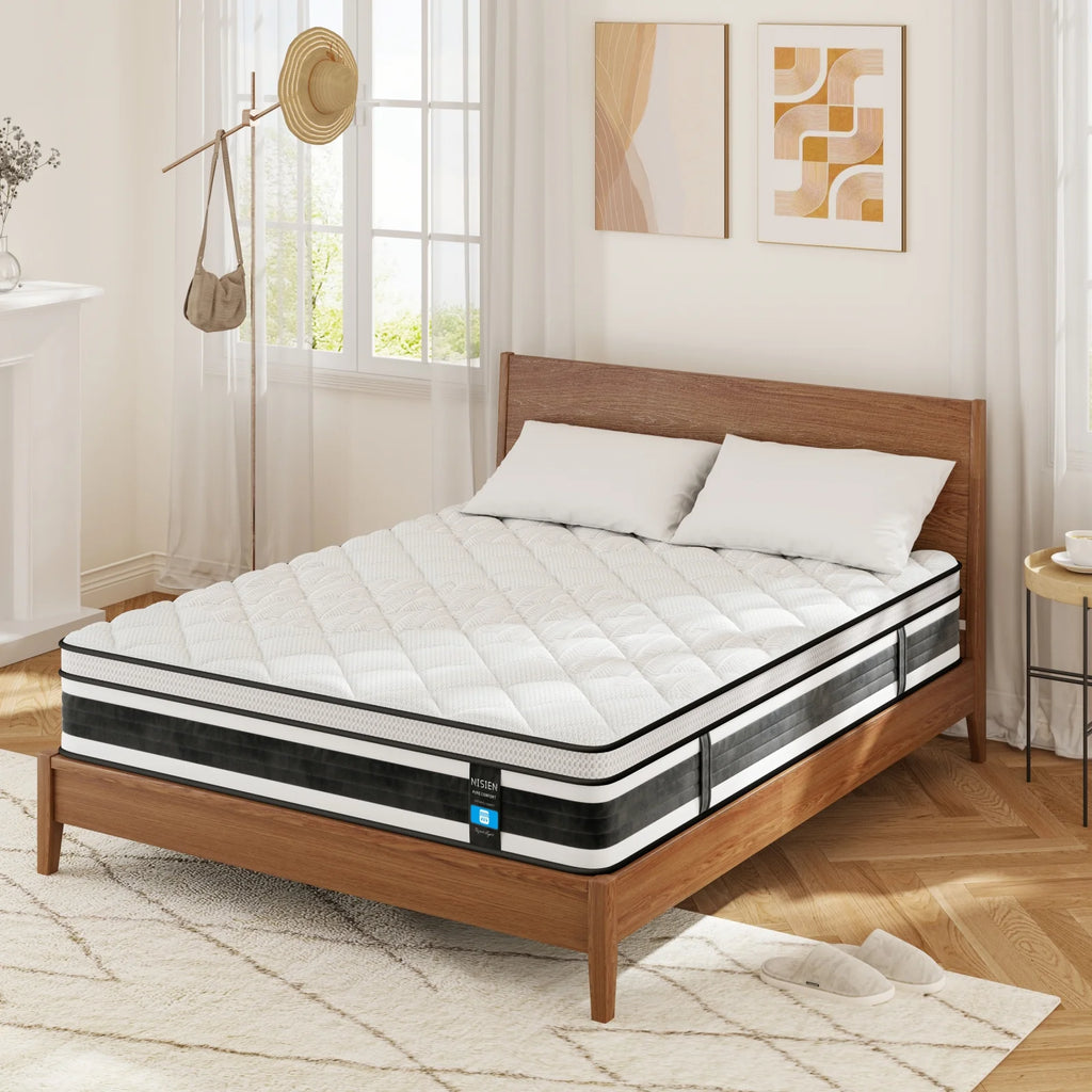 Queen Size 10 Inch Gel Memory Foam Hybrid Mattress P45207