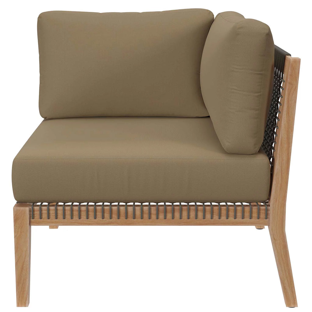 Teak Wood 6-Piece Sectional Sofa D33324