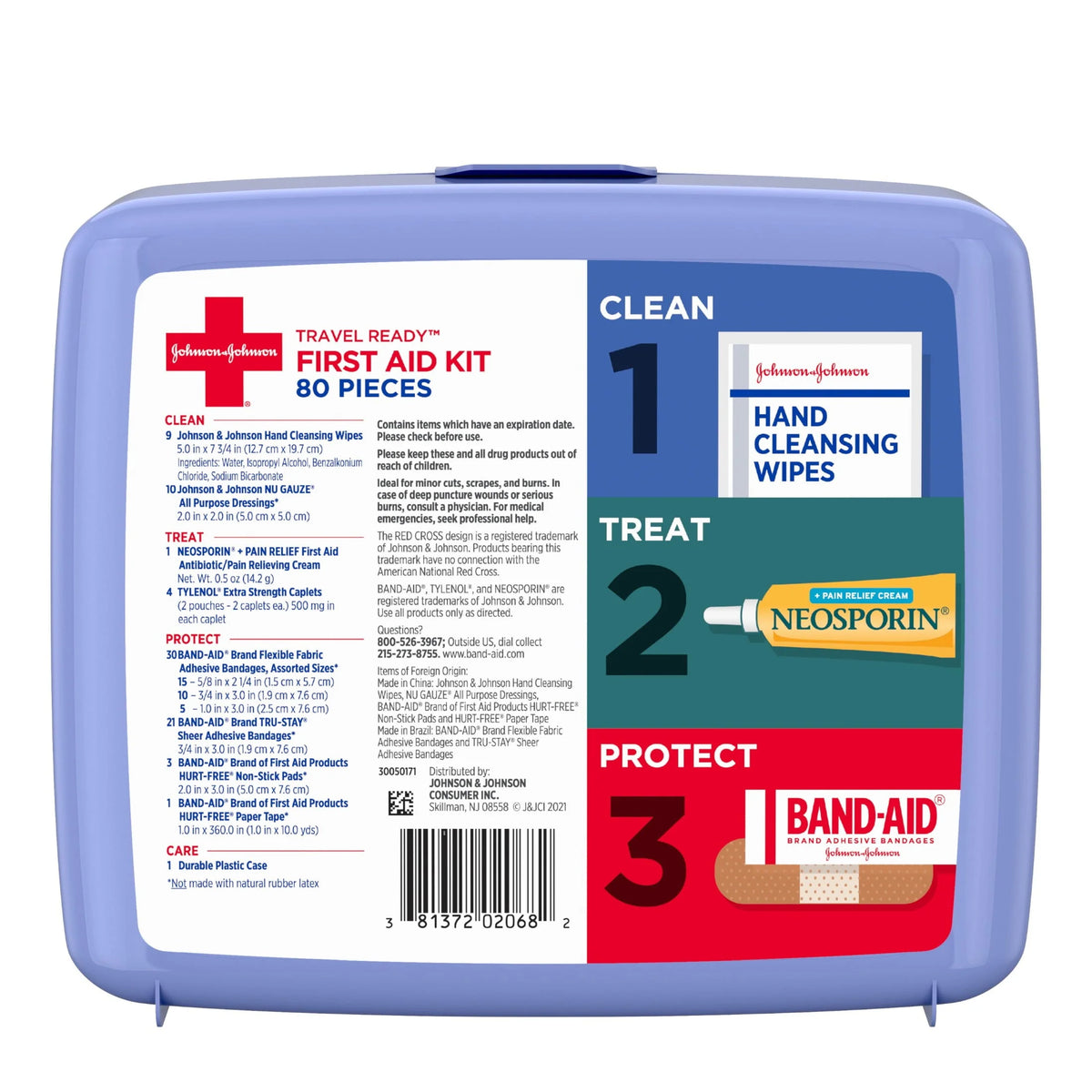 Portable Emergency First Aid Kit, 80 pc N4314