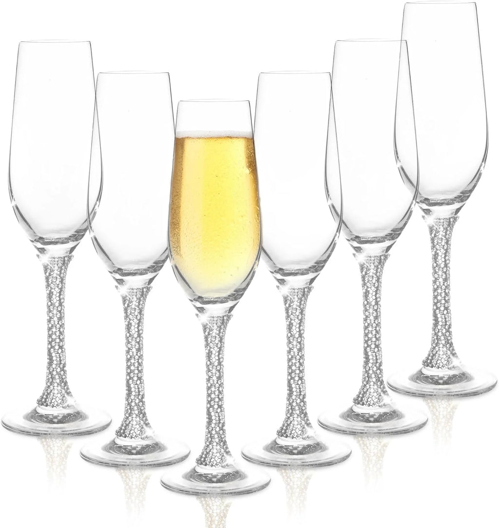 Champagne Flutes Set Of 6 K432