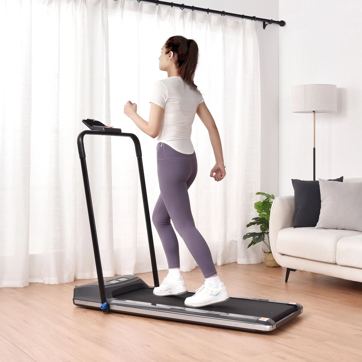 Folding Electric Treadmill with LCD Display G405401