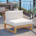 Natural Teak Wood Outdoor Chair E154