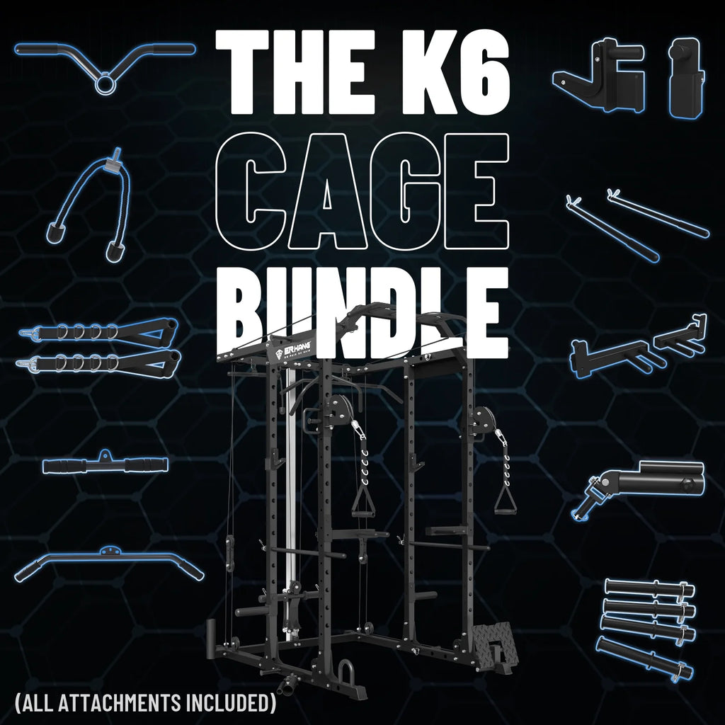 1500 lbs Power Rack Cage with Cable Crossover Machine T263284