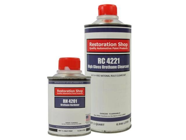 Yellow Urethane Basecoat Clearcoat Auto Paint Quart Kit F307240
