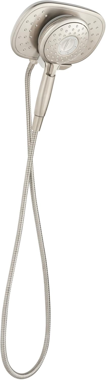 4-Function 2-in-1 Shower Head, 1.8 GPM, Brushed Nickel Z71225