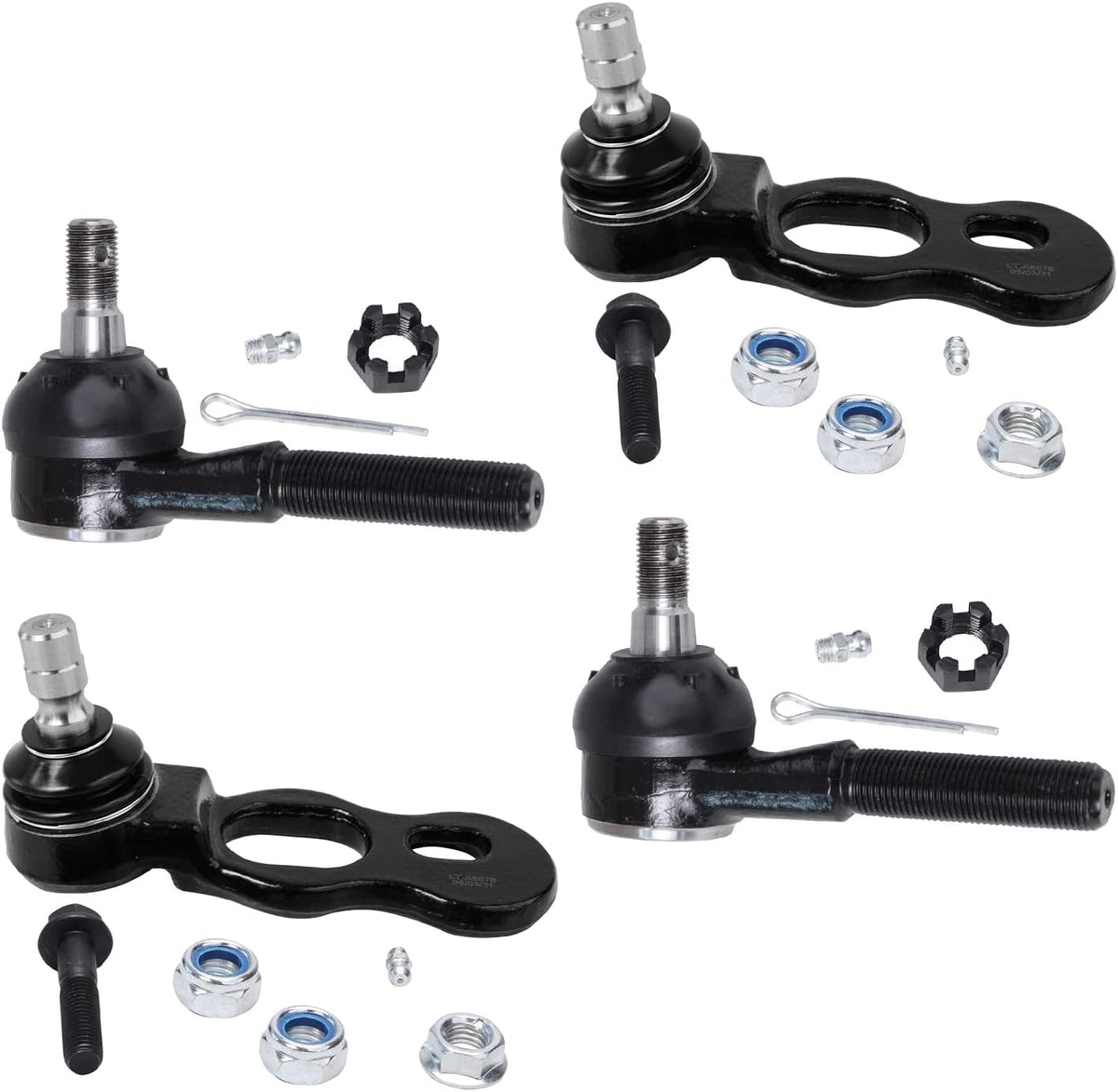14PC Front Steering Idler Arm Pitman Arm Tie Rods Sway Bars Ball Joints R51459