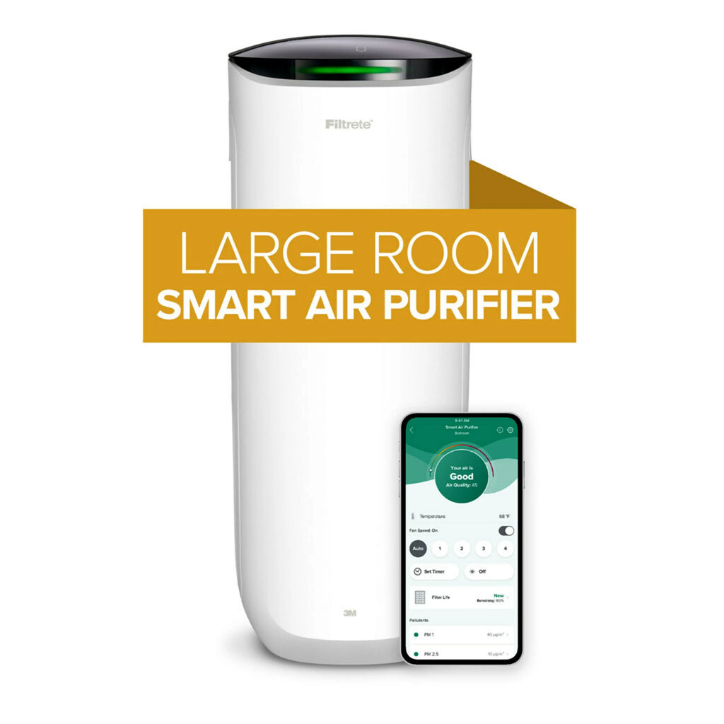 Large White Carbon True HEPA Air Purifier T950055