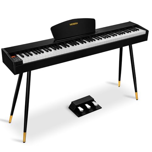 88 Key Weighted Hammer Action Digital Piano with Triple Pedal M727
