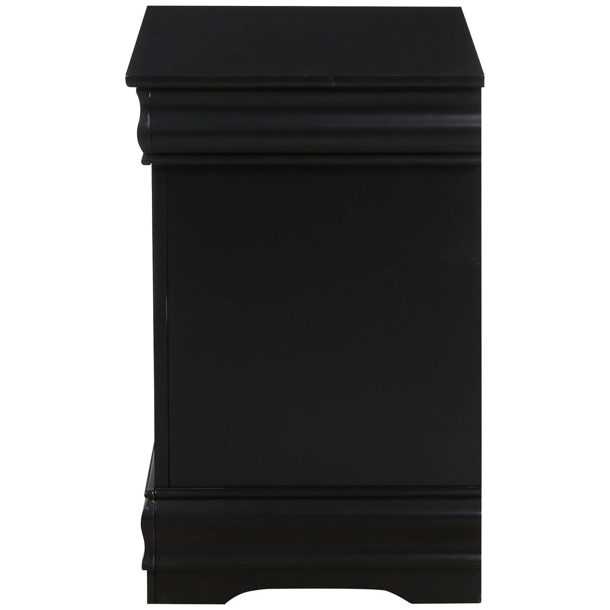 Black Wood Nightstand R588553