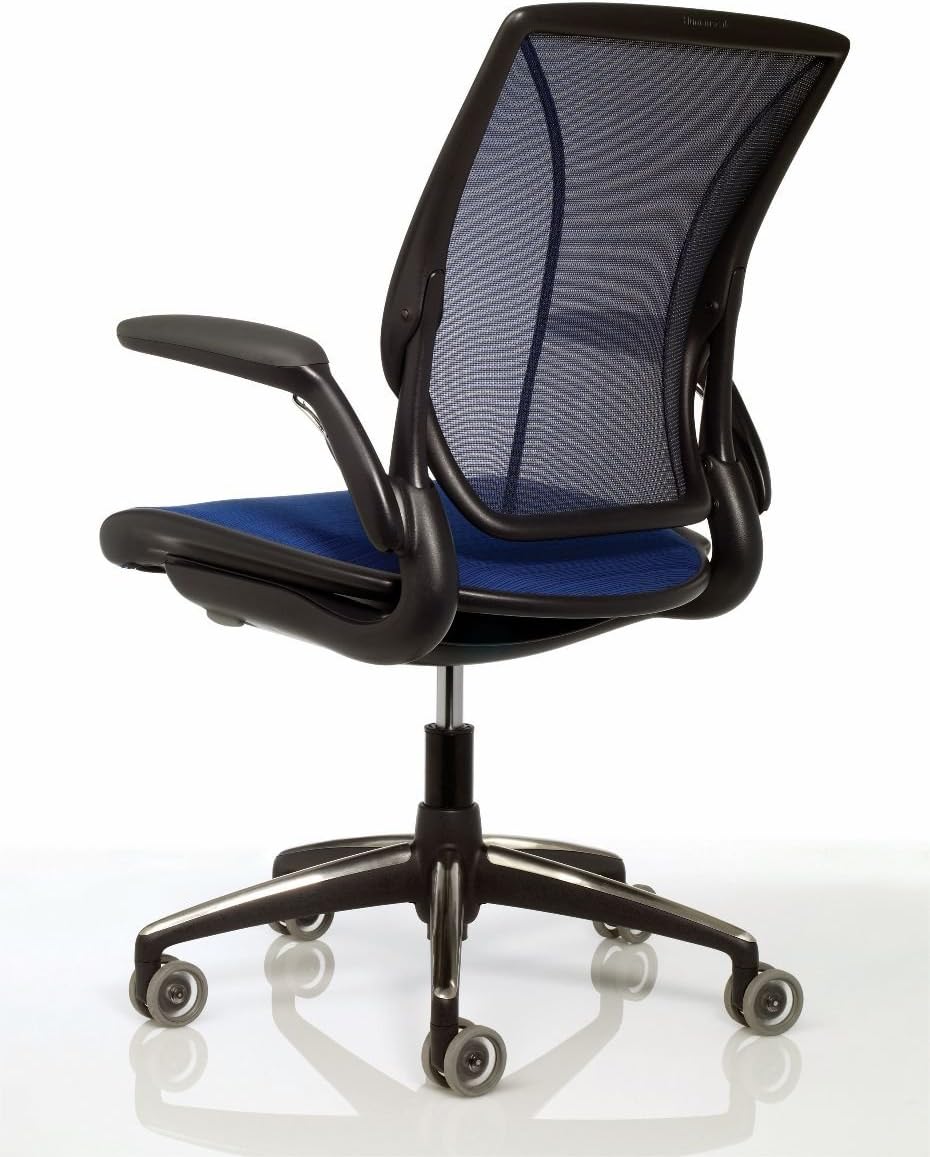 Black Task Chair with Adjustable Arms V564