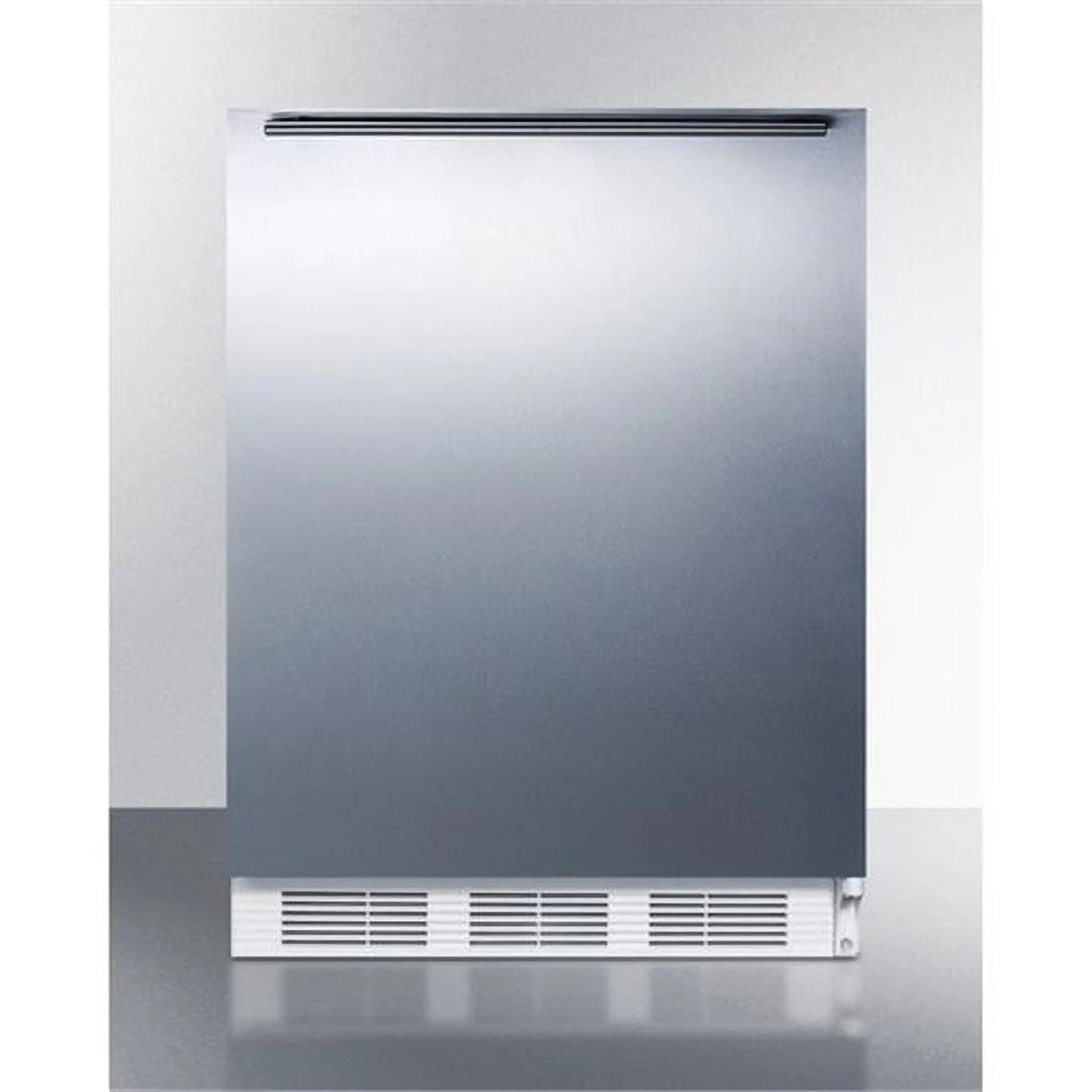 Built-In Undercounter Refrigerator-Freezer, White Cabinet G105