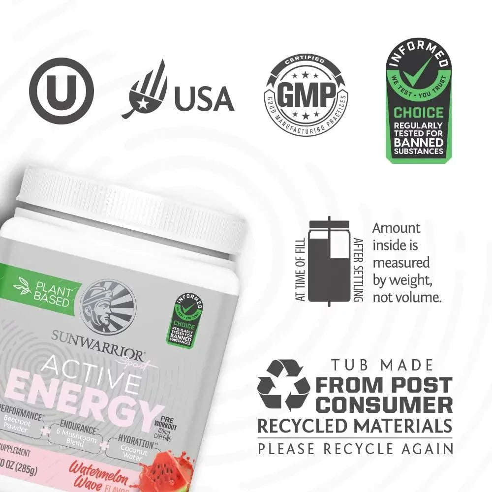 Vegan Preworkout Powder Watermelon Wave 285g Q517720