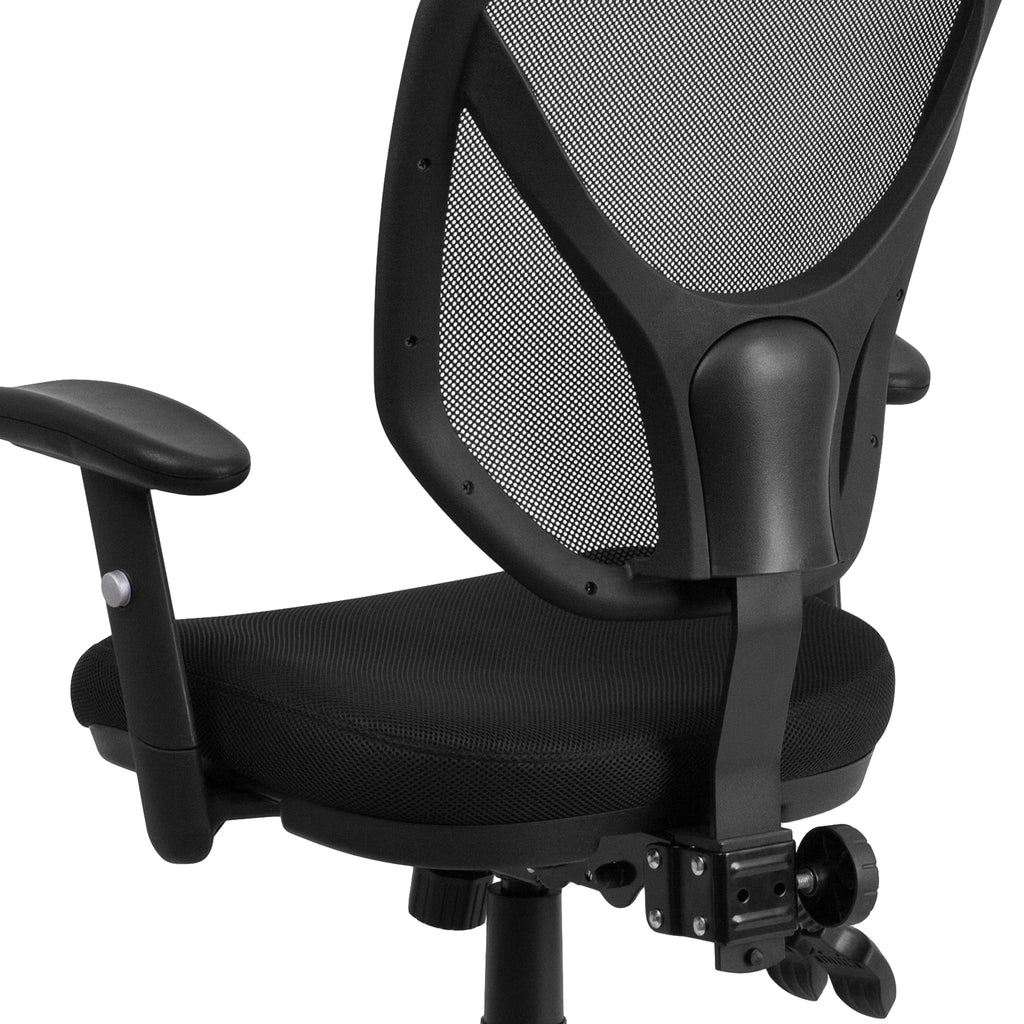 Black Mesh Ergonomic Task Office Chair V939