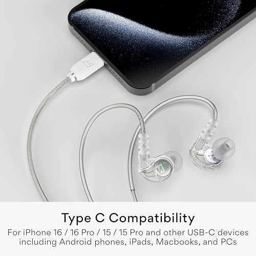 Black Wired In Ear Headphones with Microphone V489388