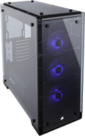 Black Mid-Tower Case with 3 RGB Fans X8497