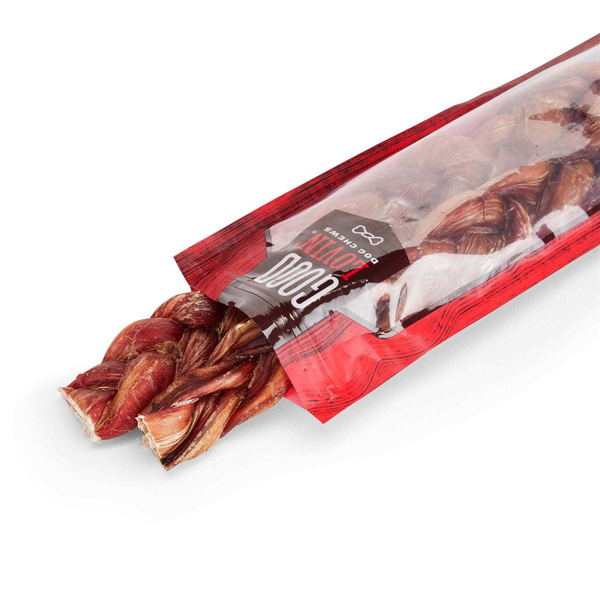 Braided Bully Stick Dog Chew I7144