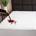 Waterproof Hypoallergenic Queen Size Cotton Mattress Pad Cover R464060