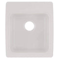 White Solid Surface Utility Sink I2310