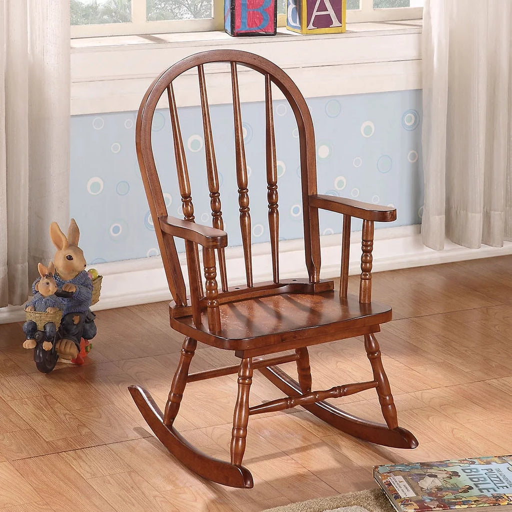 Wooden Rocking Chair Tobacco Brown S2883