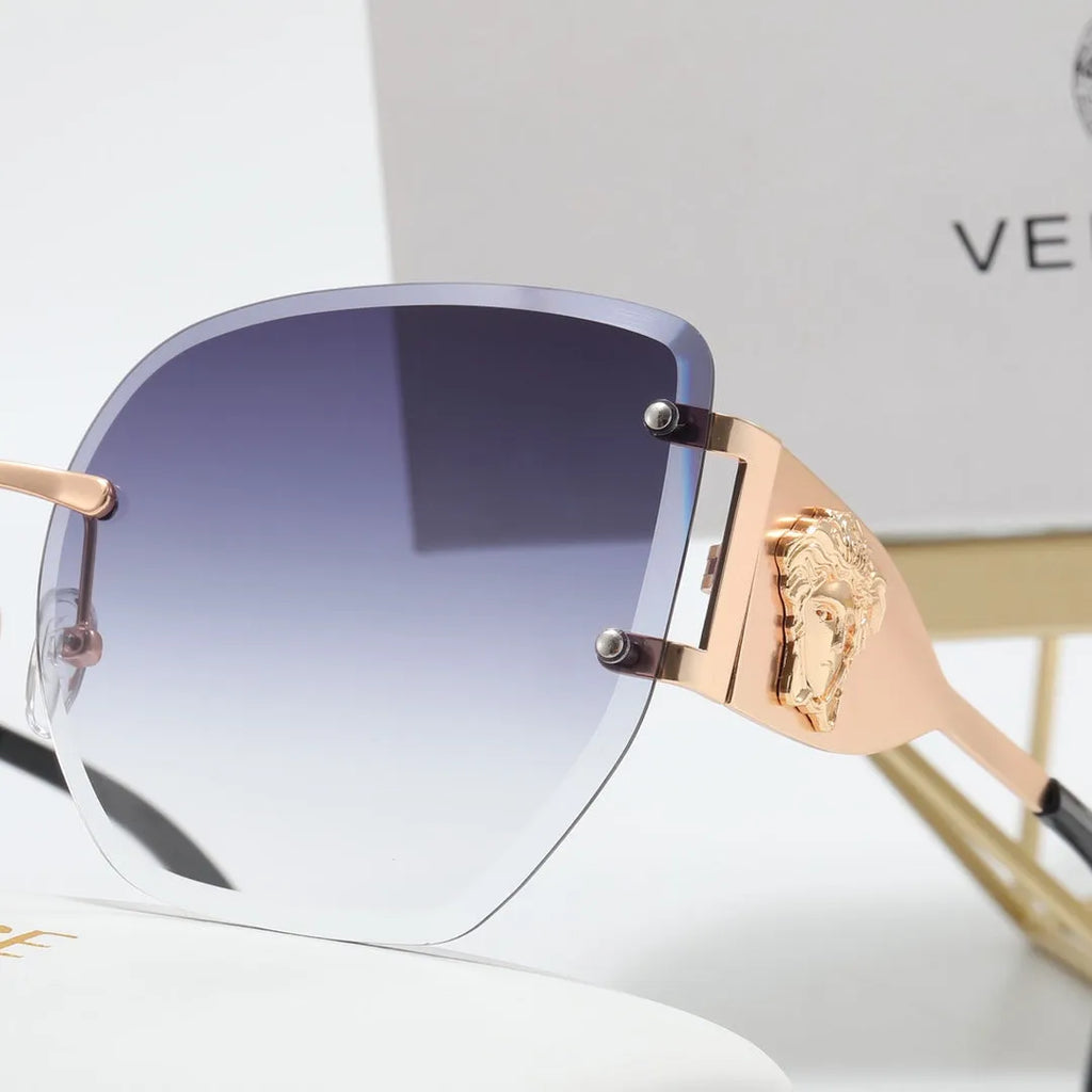 Simple Frameless Gradient Polarized Sunglasses Q6230