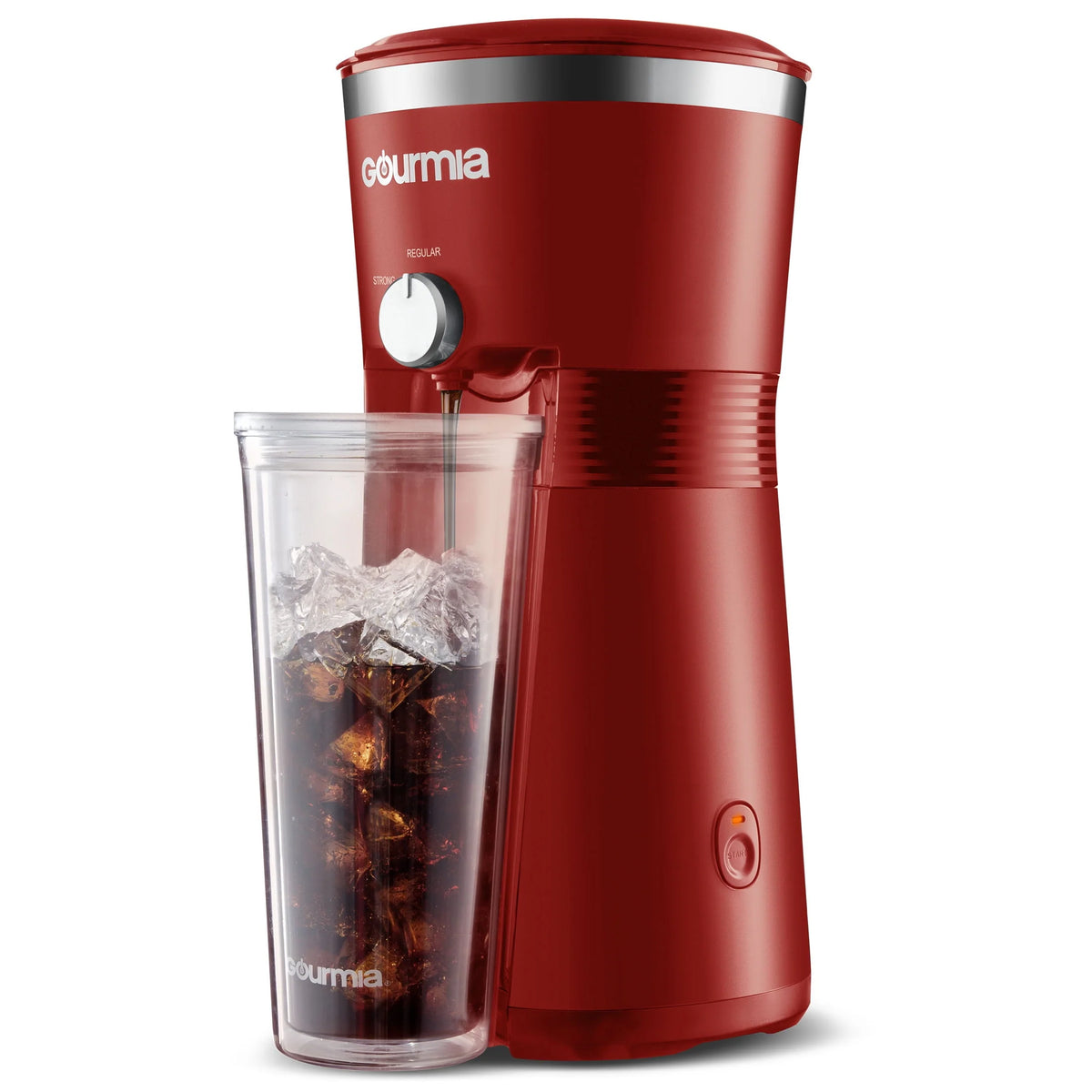 Black Iced Coffee Maker with 25 fl oz Reusable Tumbler I952339
