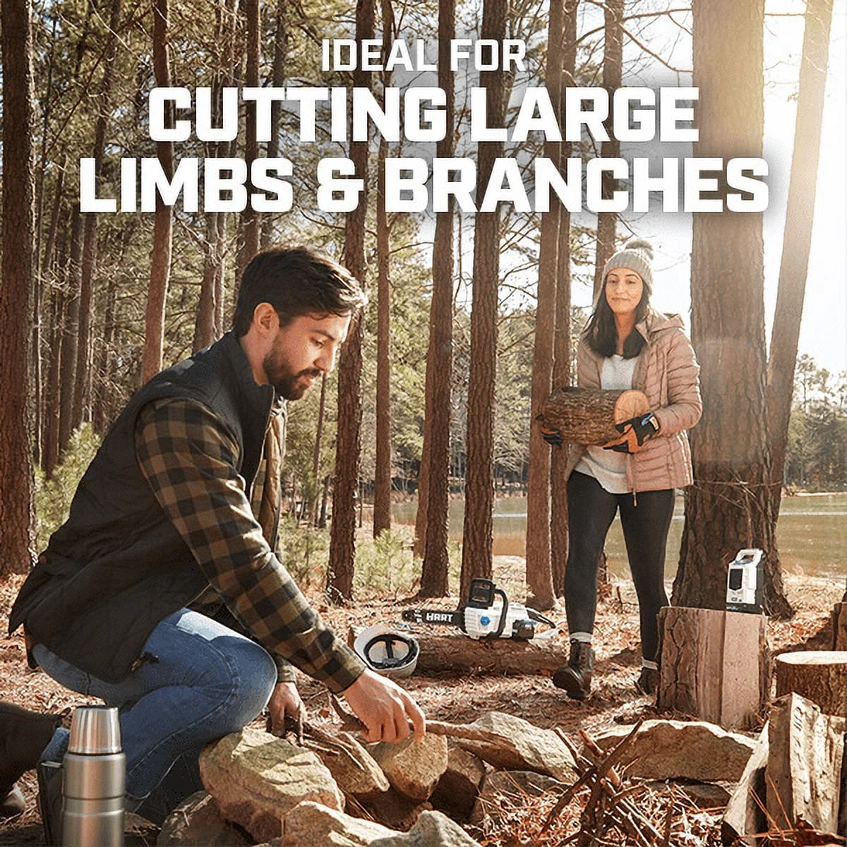 14-inch Battery-Powered Brushless Chainsaw Kit L627